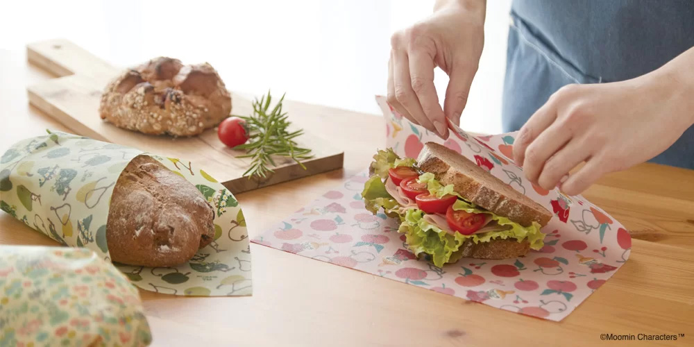 【MOOMIN】環境にやさしいみつろうラップ