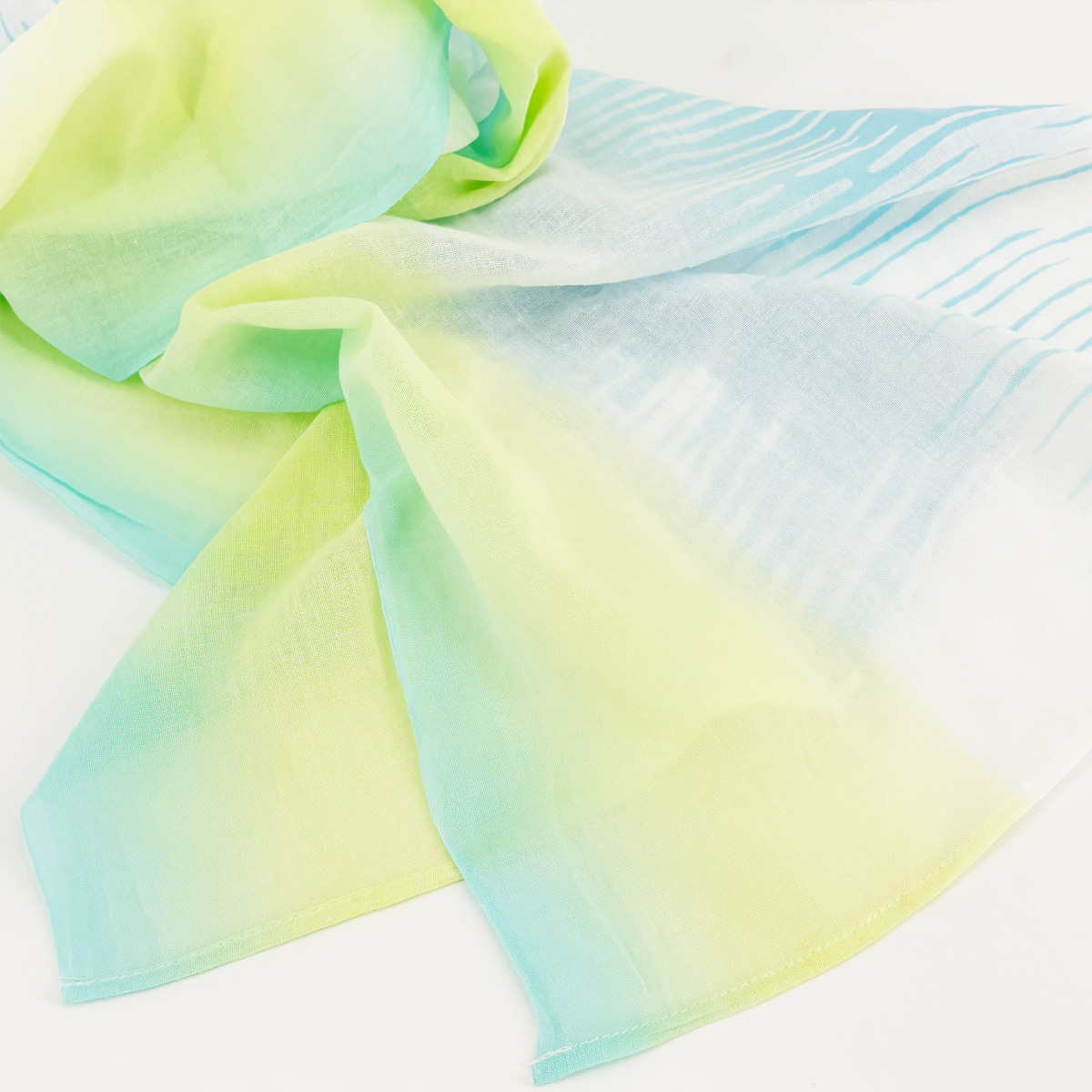 ガーゼストール三巻き加工