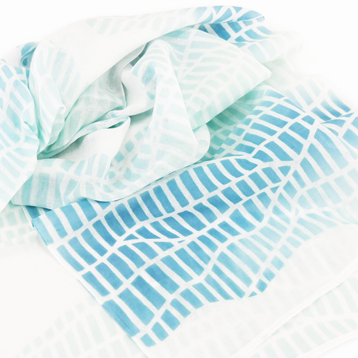 ガーゼストール三巻き加工